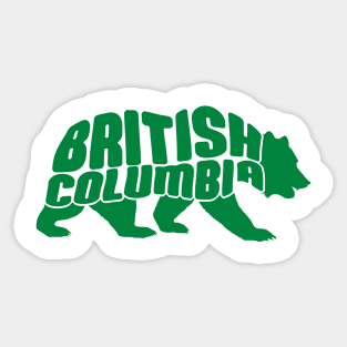 British Columbia - Bear Sticker